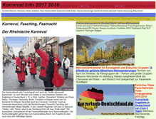 Tablet Screenshot of karneval-info.de